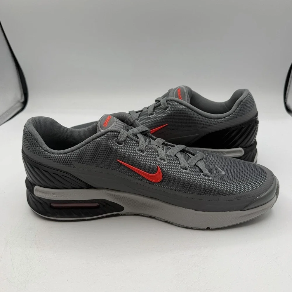Nike Air Max Bia‎ Running Shoes Mens Sz 9.5 Smoke Grey/Bright Crimson IF2624-002